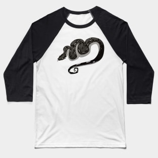 Black Devil Boa Constrictor Baseball T-Shirt